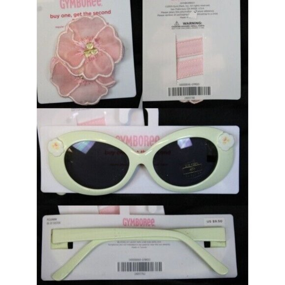 2006 Gymboree 4pc Easter Garden Bloom Outfit sz 7 Shirt Pants Glasses Clip Bow - Picture 7 of 12